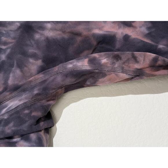 Lululemon Align Diamond Dye Cassis Black Plum Size 6 Nulu High Rise 23” Crop - Picture 5 of 8